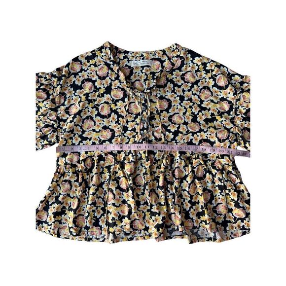 Free People Highlander Blouse in Dark Combo Size M - Picture 12 of 12